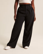 High Waist Straight Pants Trousers with pockets