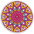 Microfiber Round Printed Beach Towel