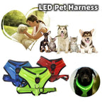 LED Dog Harness Led USB Charging