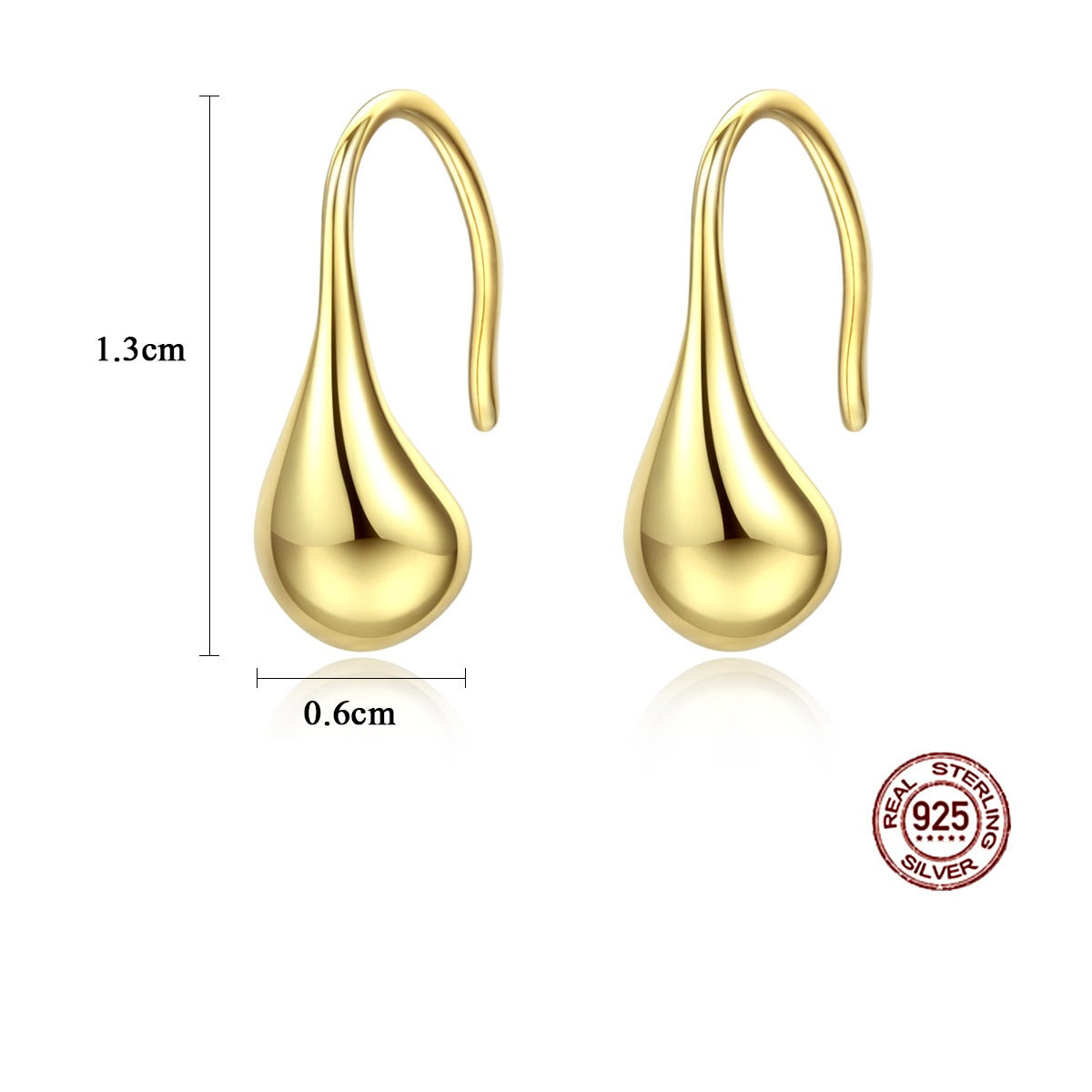 Sterling Silver 925 Waterdrop