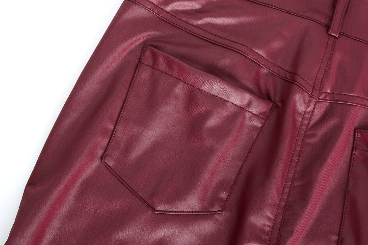 Pure Color Casual Sexy Feet Pants