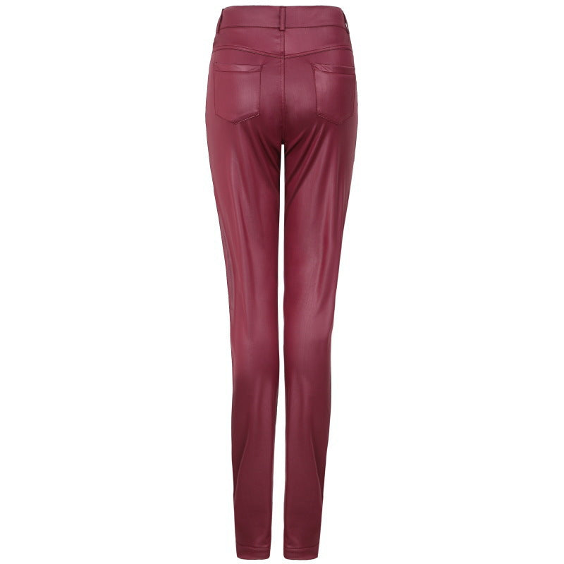 Pure Color Casual Sexy Feet Pants