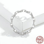 Original Geometric 925 sSterling Silver Ring Women