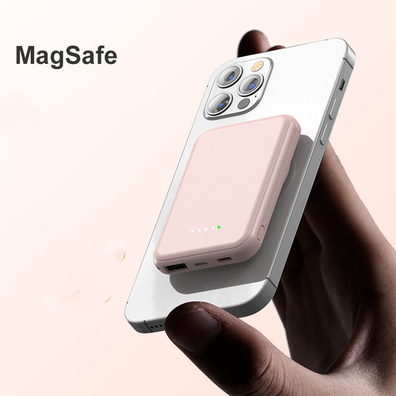 Mini Power Bank Magnetic Wireless 5000 MAh