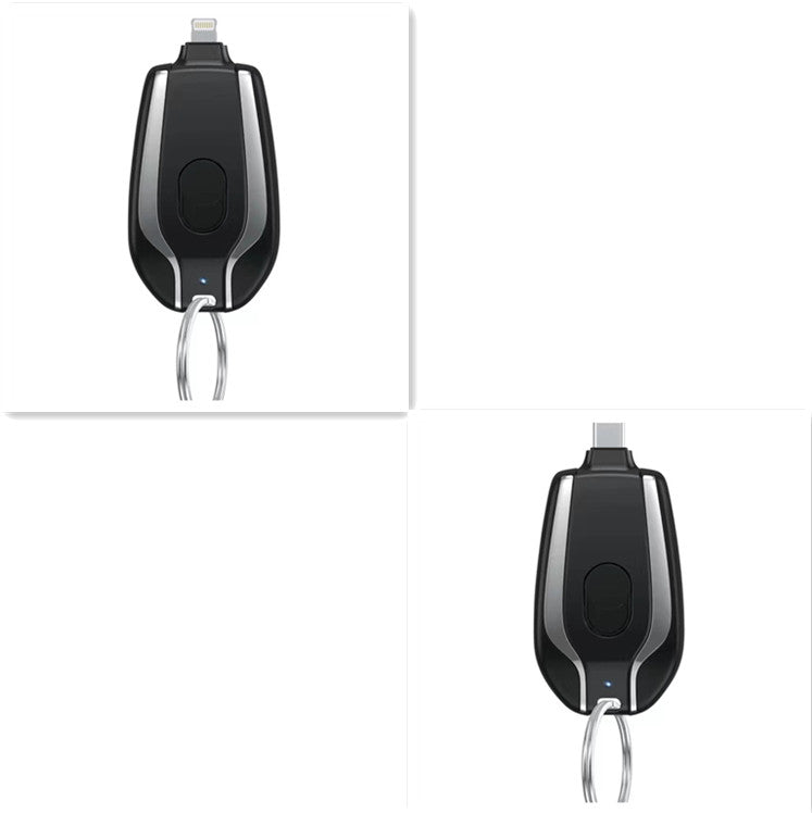 Keyring Charging Bank Wireless Portable 1500 Mah