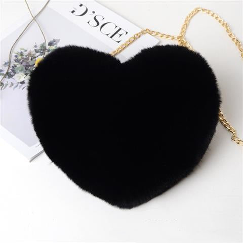 Love Bags Plush Chain Shoulder