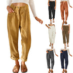 Baggy Corduroy Straight Pants Oversized Elegant