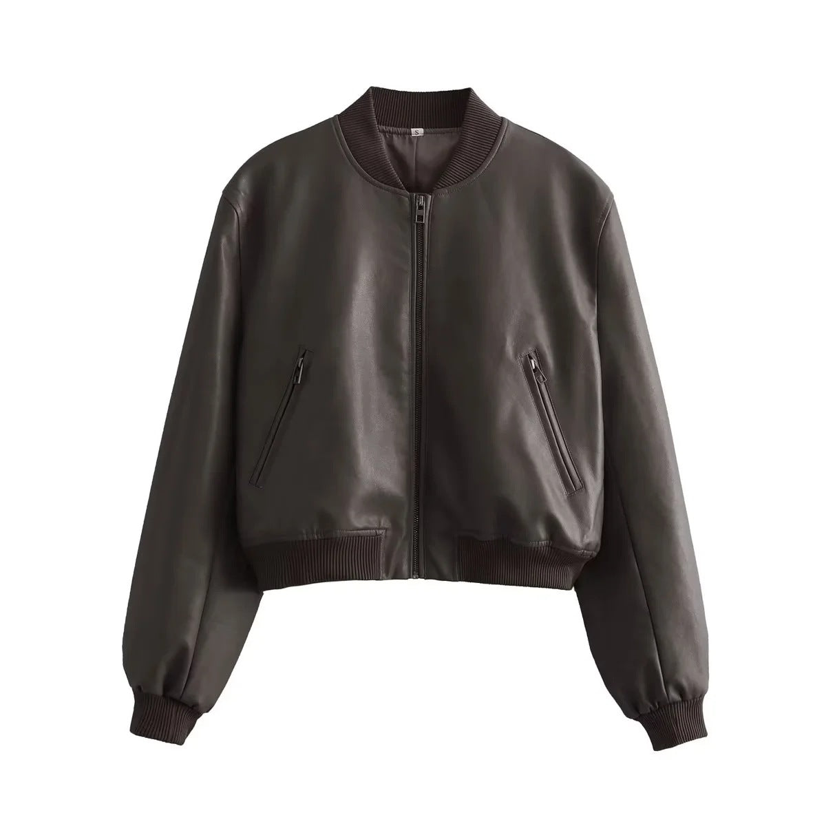 Stand Collar Motorcycle Pilot Jacket