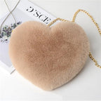 Love Bags Plush Chain Shoulder
