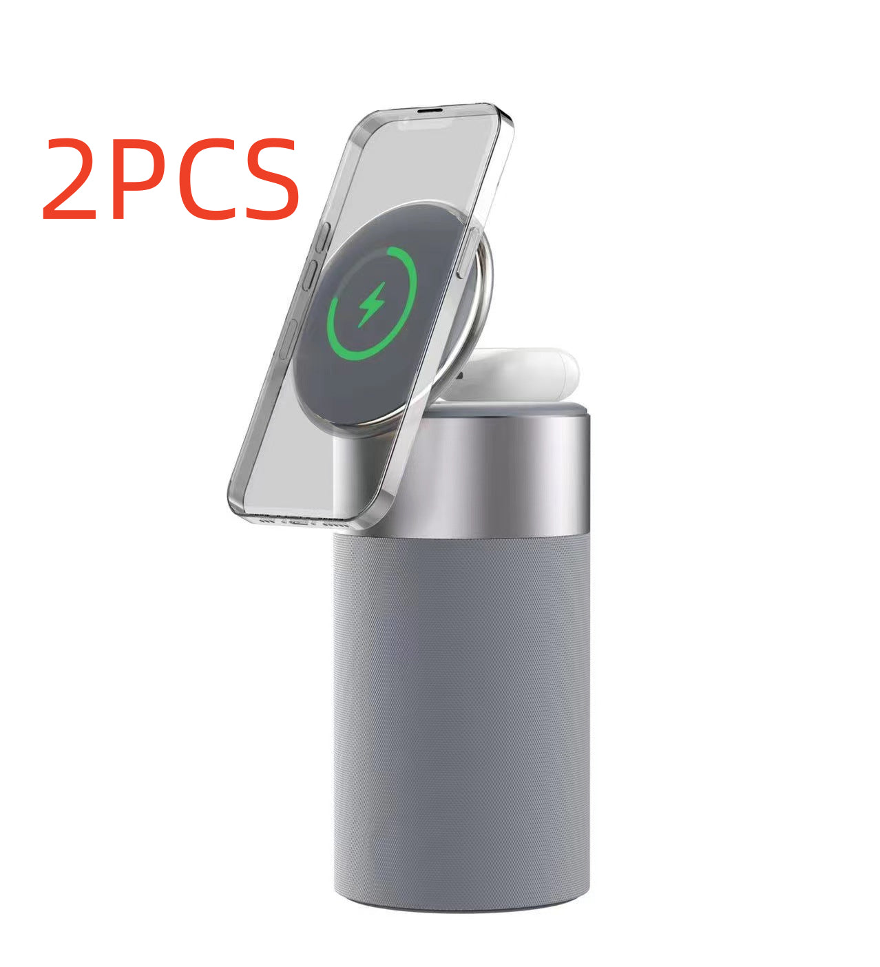 Phone And AirPods Wireless Charger  Bluetooth Speaker