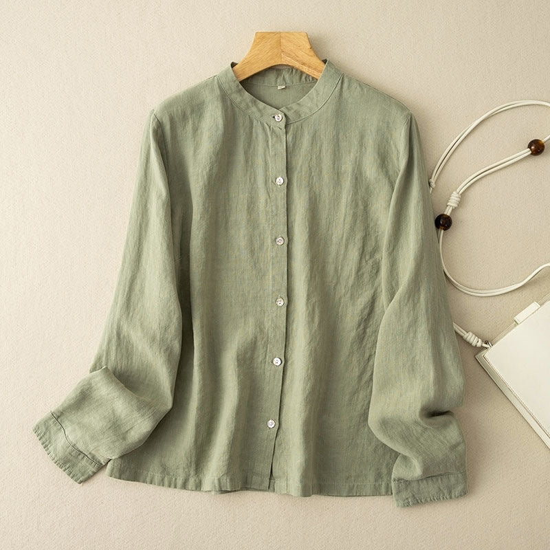 Retro Loose Cotton-linen Shirt