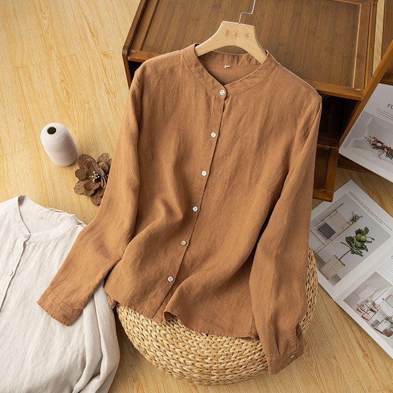 Retro Loose Cotton-linen Shirt