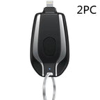 Keyring Charging Bank Wireless Portable 1500 Mah