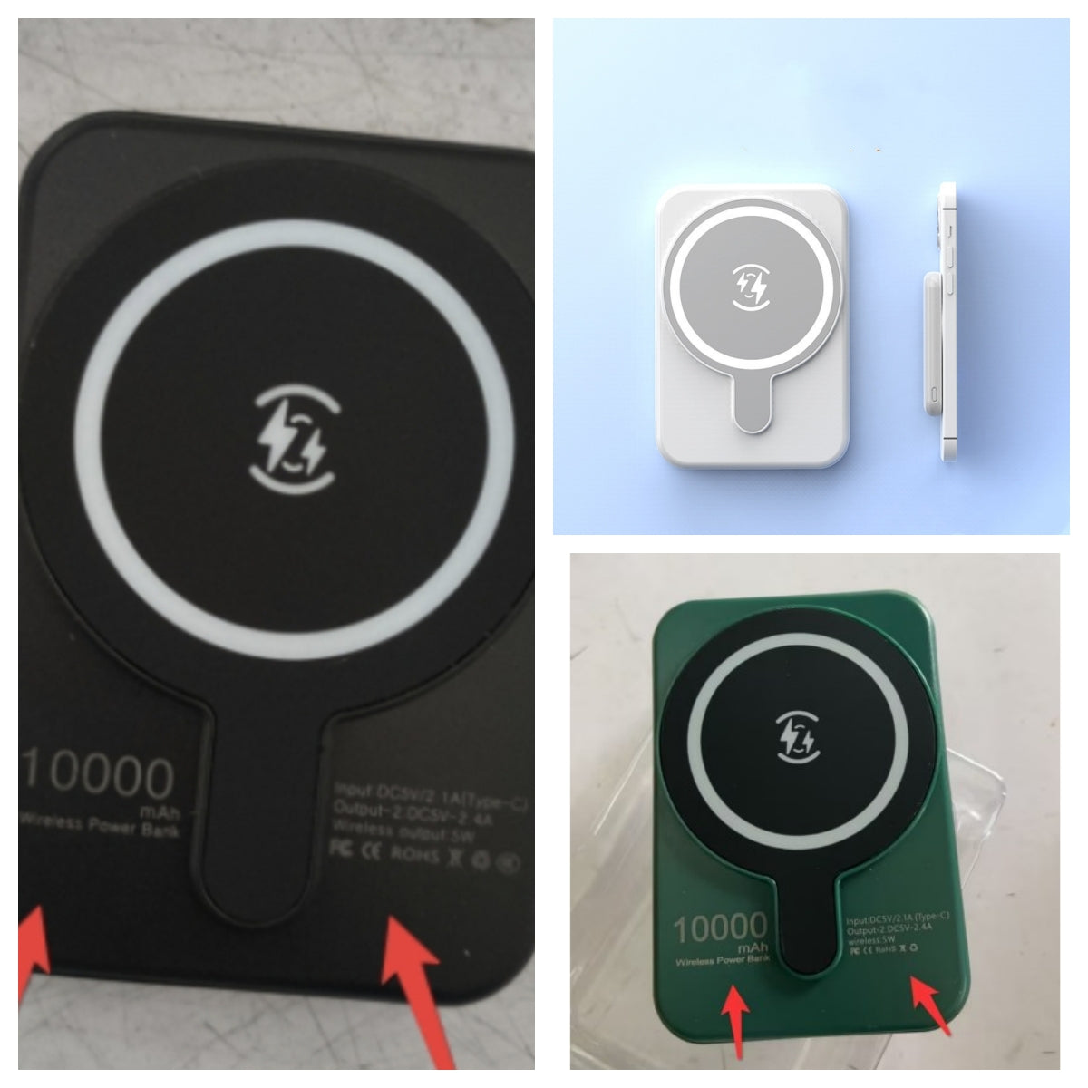 Mini Power Bank Magnetic Wireless 5000 MAh