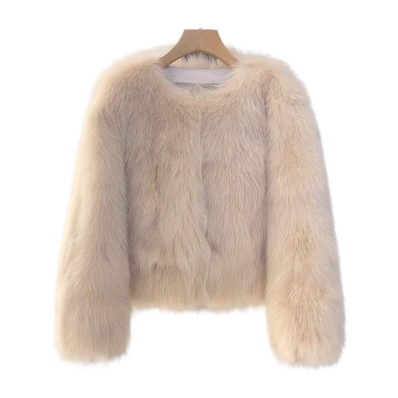 Winter Fashion Versatile Fox Fur Coat
