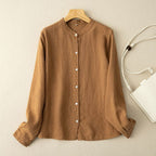 Retro Loose Cotton-linen Shirt