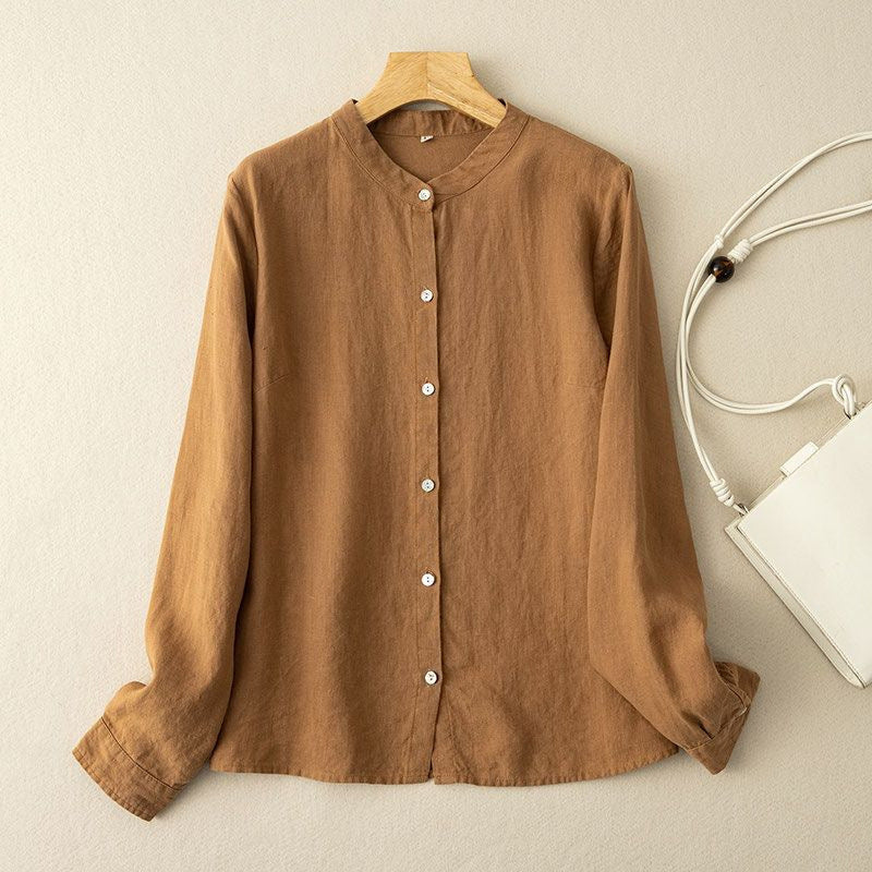 Retro Loose Cotton-linen Shirt