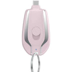 Keyring Charging Bank Wireless Portable 1500 Mah