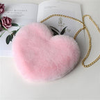 Love Bags Plush Chain Shoulder
