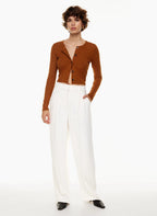 High Waist Straight Pants Trousers with pockets