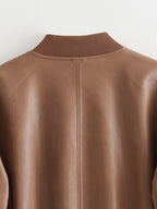 Stand Collar Motorcycle Pilot Jacket