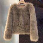 Winter Fashion Versatile Fox Fur Coat