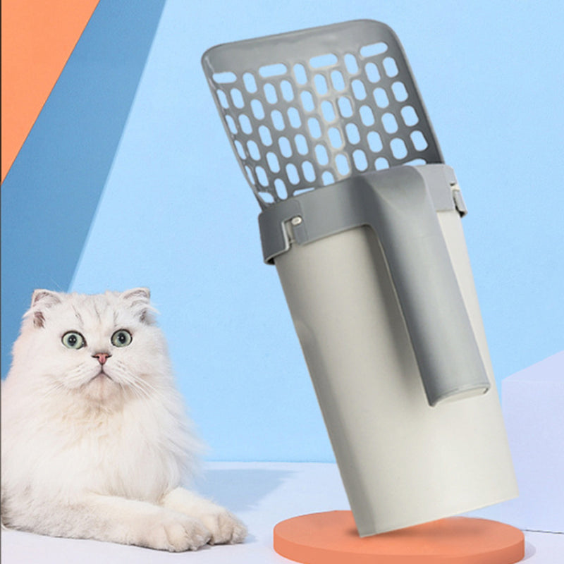 Box Integrated Lazy Cat Litter Shovel Set