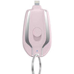 Keyring Charging Bank Wireless Portable 1500 Mah