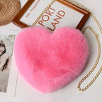 Love Bags Plush Chain Shoulder