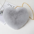 Love Bags Plush Chain Shoulder