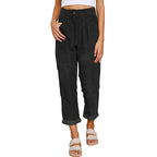 Baggy Corduroy Straight Pants Oversized Elegant