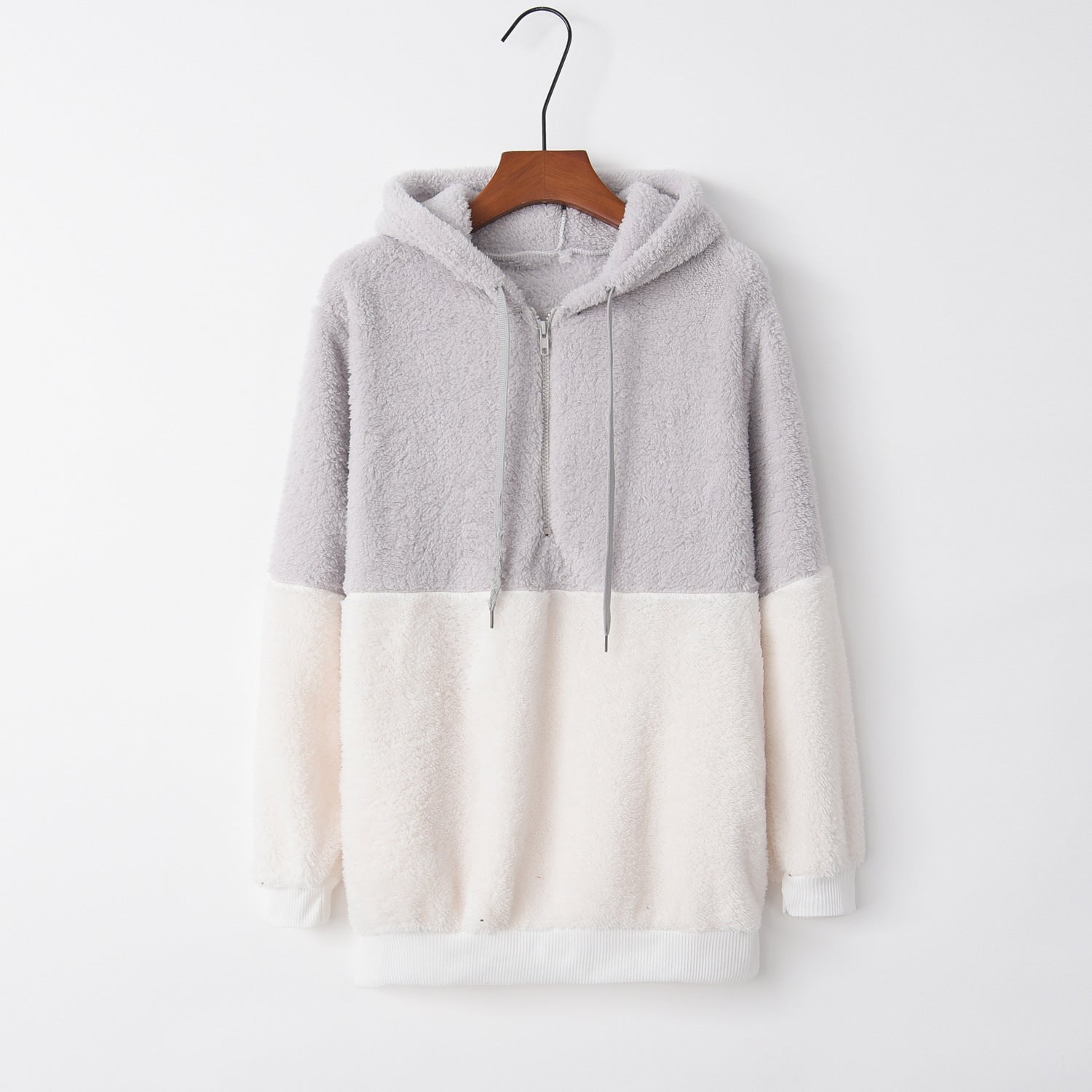 Casual Women Hooded Sweater Jacket