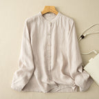 Retro Loose Cotton-linen Shirt