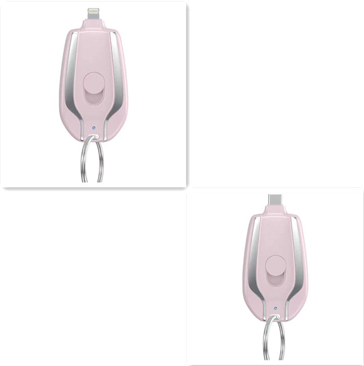 Keyring Charging Bank Wireless Portable 1500 Mah