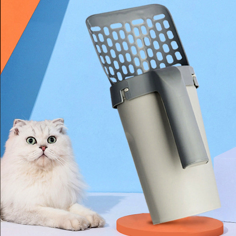Box Integrated Lazy Cat Litter Shovel Set