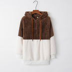 Casual Women Hooded Sweater Jacket