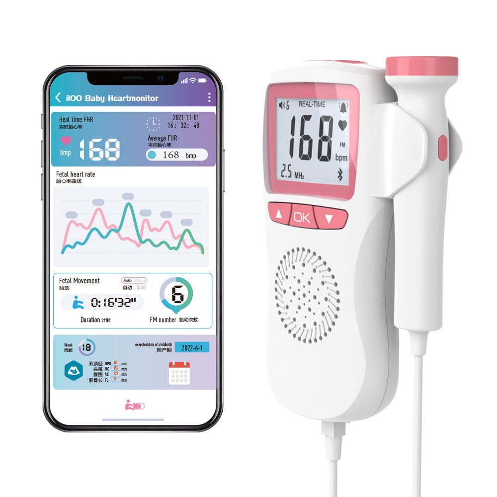 Pregnant Women's Home Doppler Fetal Heart Monitor