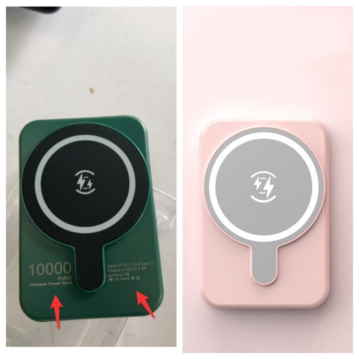 Mini Power Bank Magnetic Wireless 5000 MAh