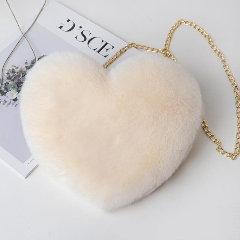 Love Bags Plush Chain Shoulder