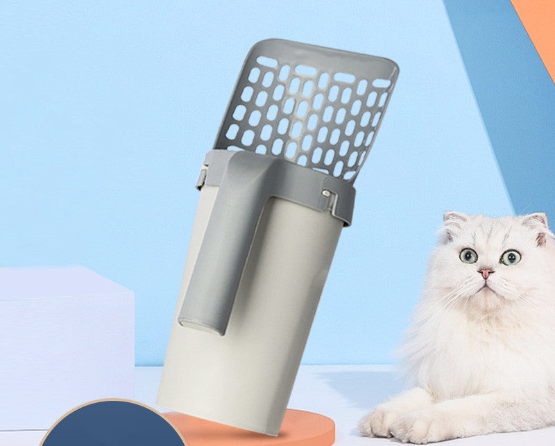 Box Integrated Lazy Cat Litter Shovel Set