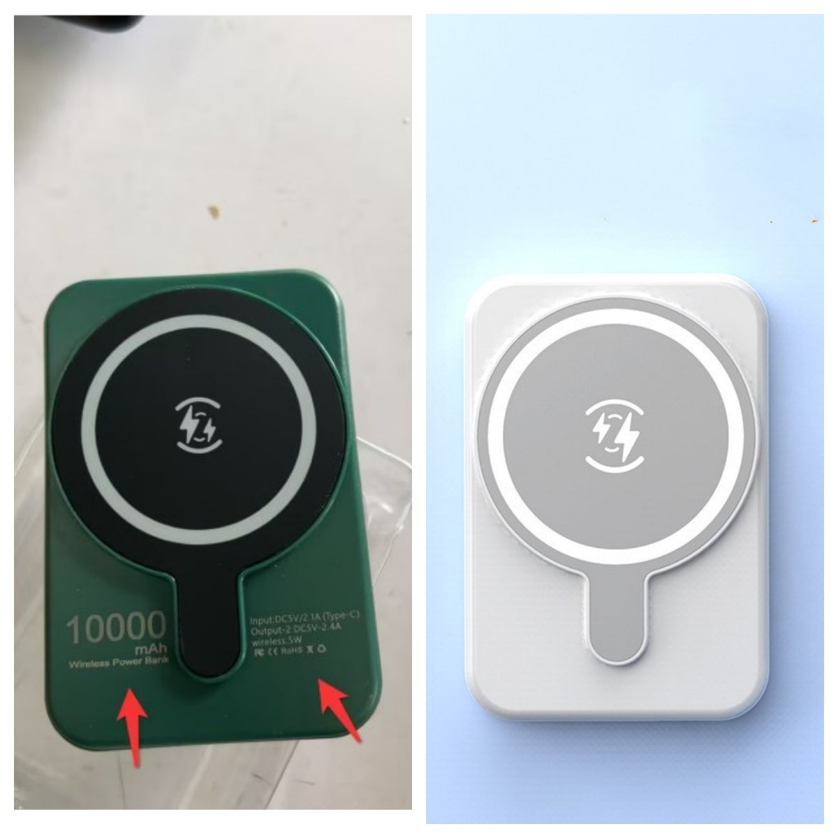 Mini Power Bank Magnetic Wireless 5000 MAh
