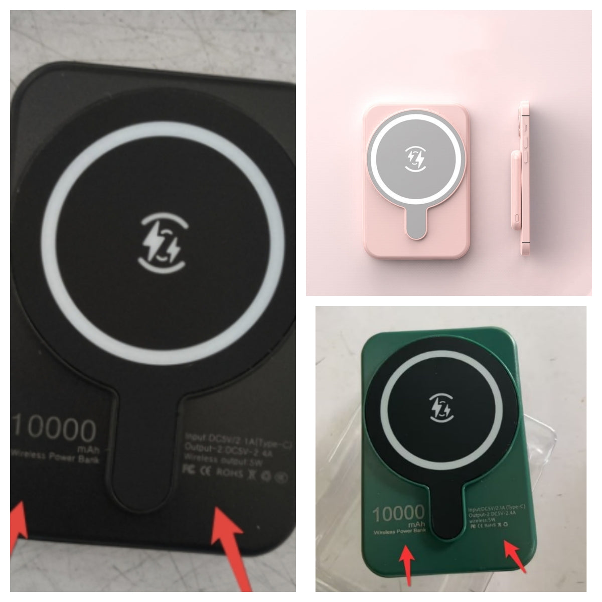 Mini Power Bank Magnetic Wireless 5000 MAh