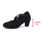 Arrival French-style Elegant Chunky-heel Large-size Pumps