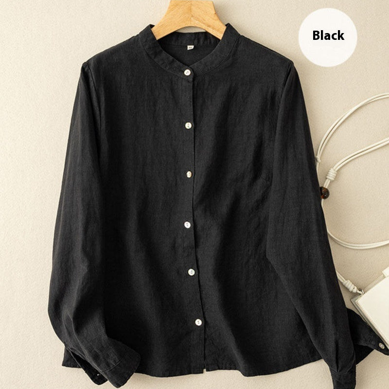 Retro Loose Cotton-linen Shirt