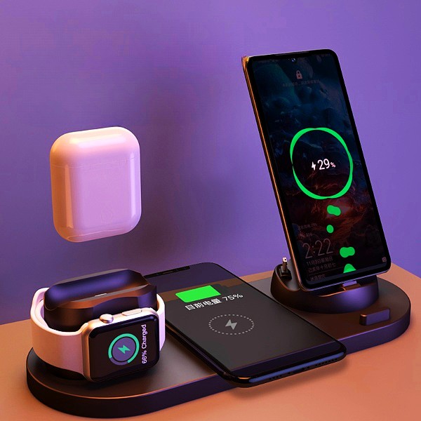 Wireless Charger For IPhone with Dock Station
